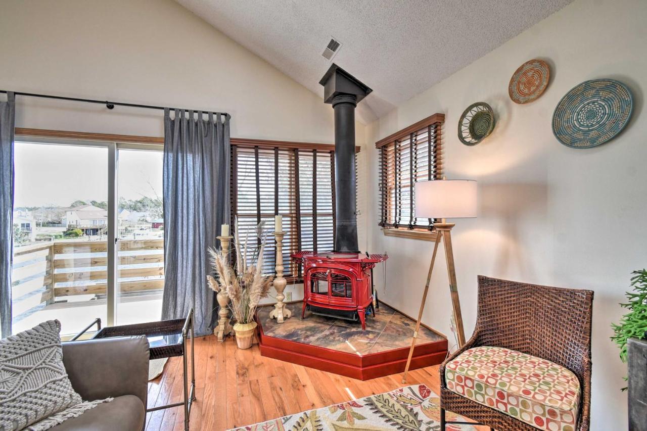 High-End Canalfront Paradise With Dock And Kayaks! Kill Devil Hills Esterno foto
