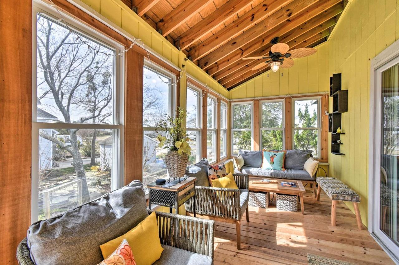 High-End Canalfront Paradise With Dock And Kayaks! Kill Devil Hills Esterno foto