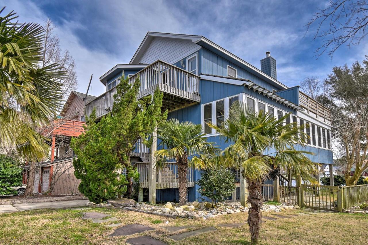 High-End Canalfront Paradise With Dock And Kayaks! Kill Devil Hills Esterno foto