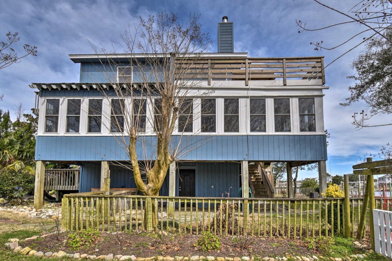 High-End Canalfront Paradise With Dock And Kayaks! Kill Devil Hills Esterno foto