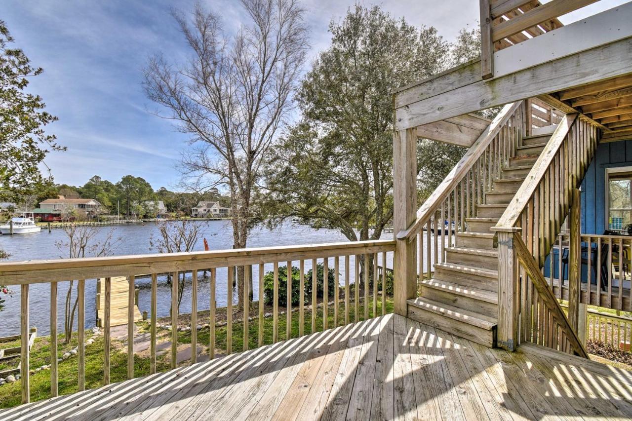 High-End Canalfront Paradise With Dock And Kayaks! Kill Devil Hills Esterno foto