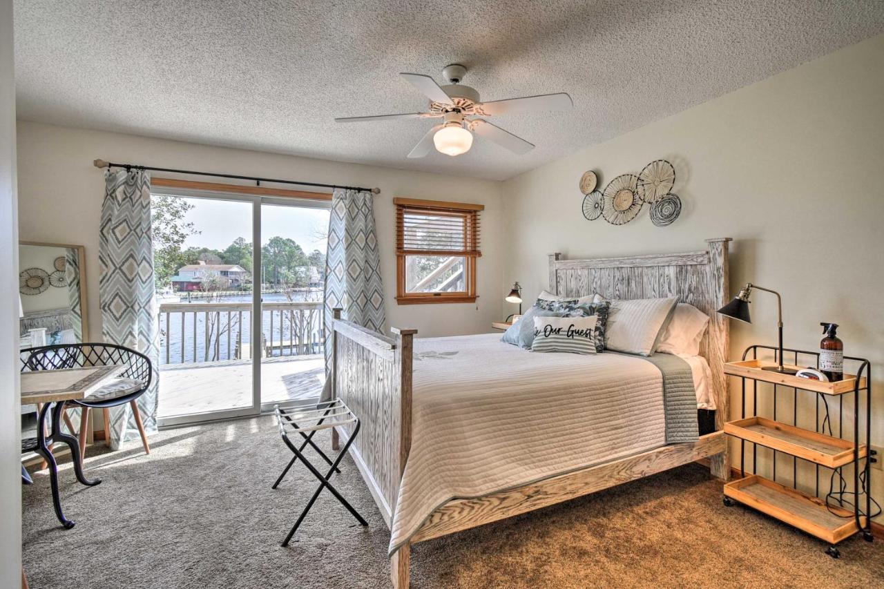 High-End Canalfront Paradise With Dock And Kayaks! Kill Devil Hills Esterno foto