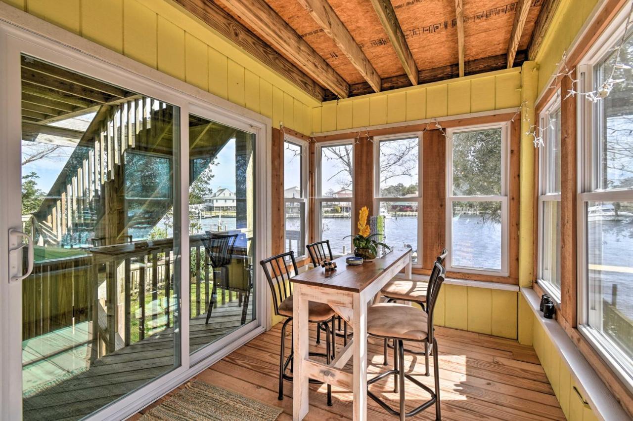 High-End Canalfront Paradise With Dock And Kayaks! Kill Devil Hills Esterno foto